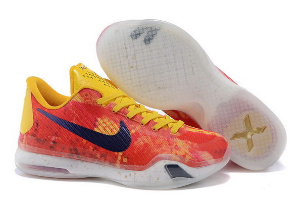 Nike Kobe 10 Yellow Red Shoes China